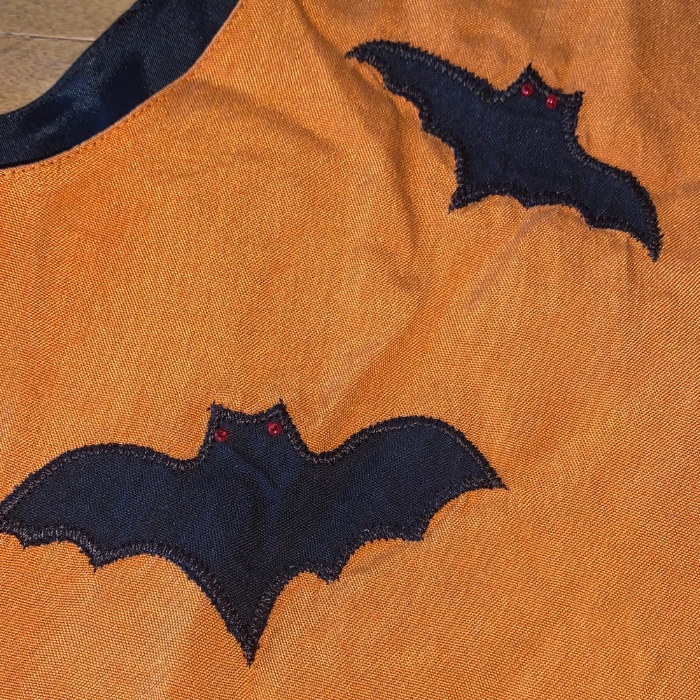Women’s Halloween Beaded Bat Vest - Vintage - Picture 6 of 8